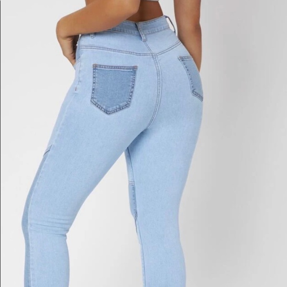 Denim patchwork jeans - Picture 3 of 3